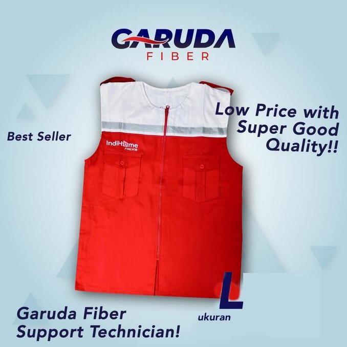 Seragam Telkom Indihome (Rompi) Uk L