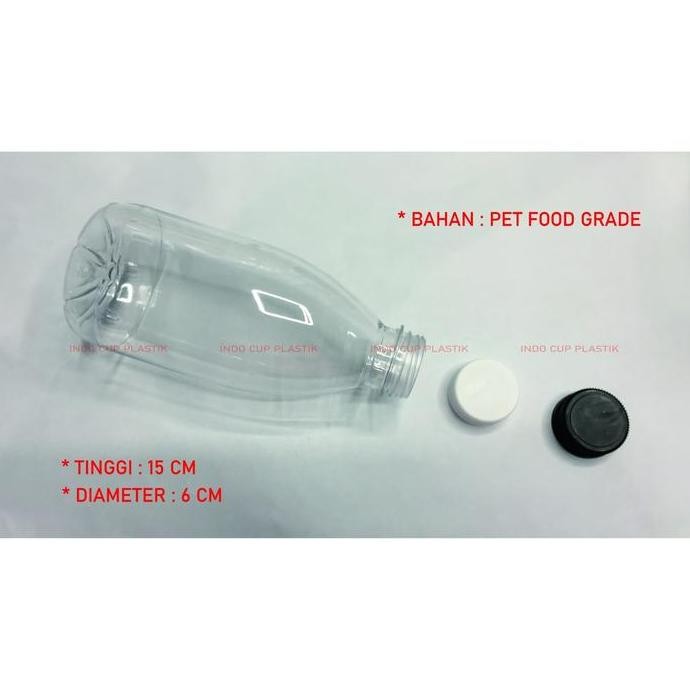 Botol Cantik 350 ml Tebal / Botol Plastik 350 ml /Valencia Tebal(26gr)