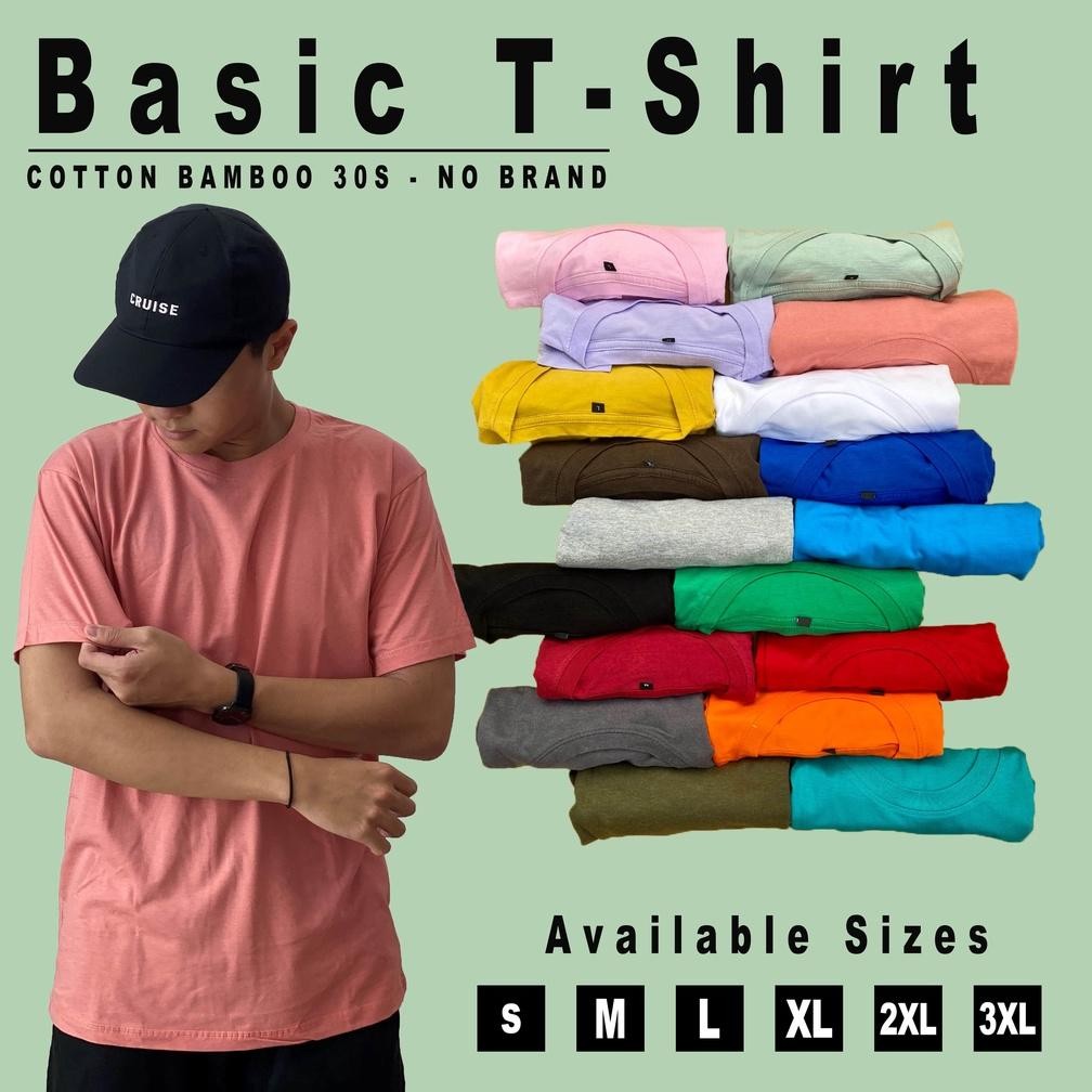 Miliki KAOS POLOS KATUN BAMBU 30S | S-XL | COTTON BAMBOO 30S ,,