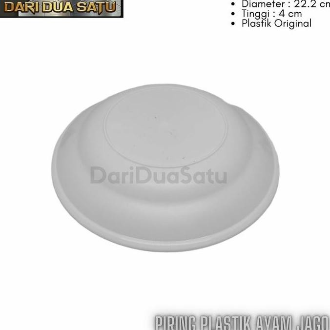 Piring Makan Plastik Ayam Jago Plastik Original Lentur Golden Ring