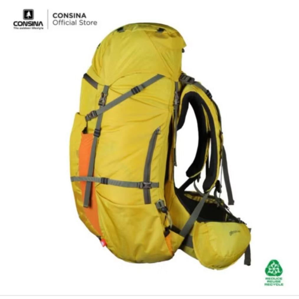 Tas Carrier Consina Terebbi Evo 45L+Raincover ORIGINAL