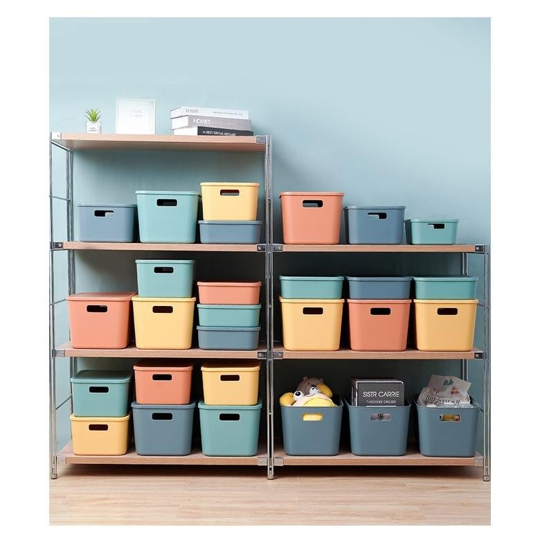 Halu Kotak Penyimpanan Bin Pantry Serbaguna Keranjang Penyimpanan Storage Box HSB170