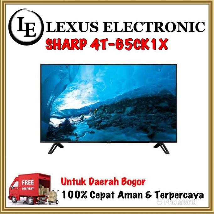 TERLARIS - SHARP ANDROID TV 65 INCH | 4T-C65CK1X | 65CK1X | UHD 4K