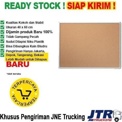 

TERLARIS - Papan Pin Board / Soft Board SAKANA Polos 40x60
