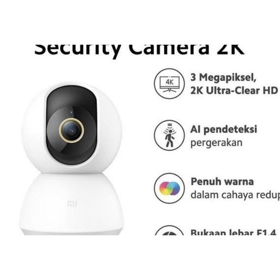 Ip Camera Yi Dome U 3Mp 1296P Full Hd Kamera Cctv Xiaoyi 360 Degrees