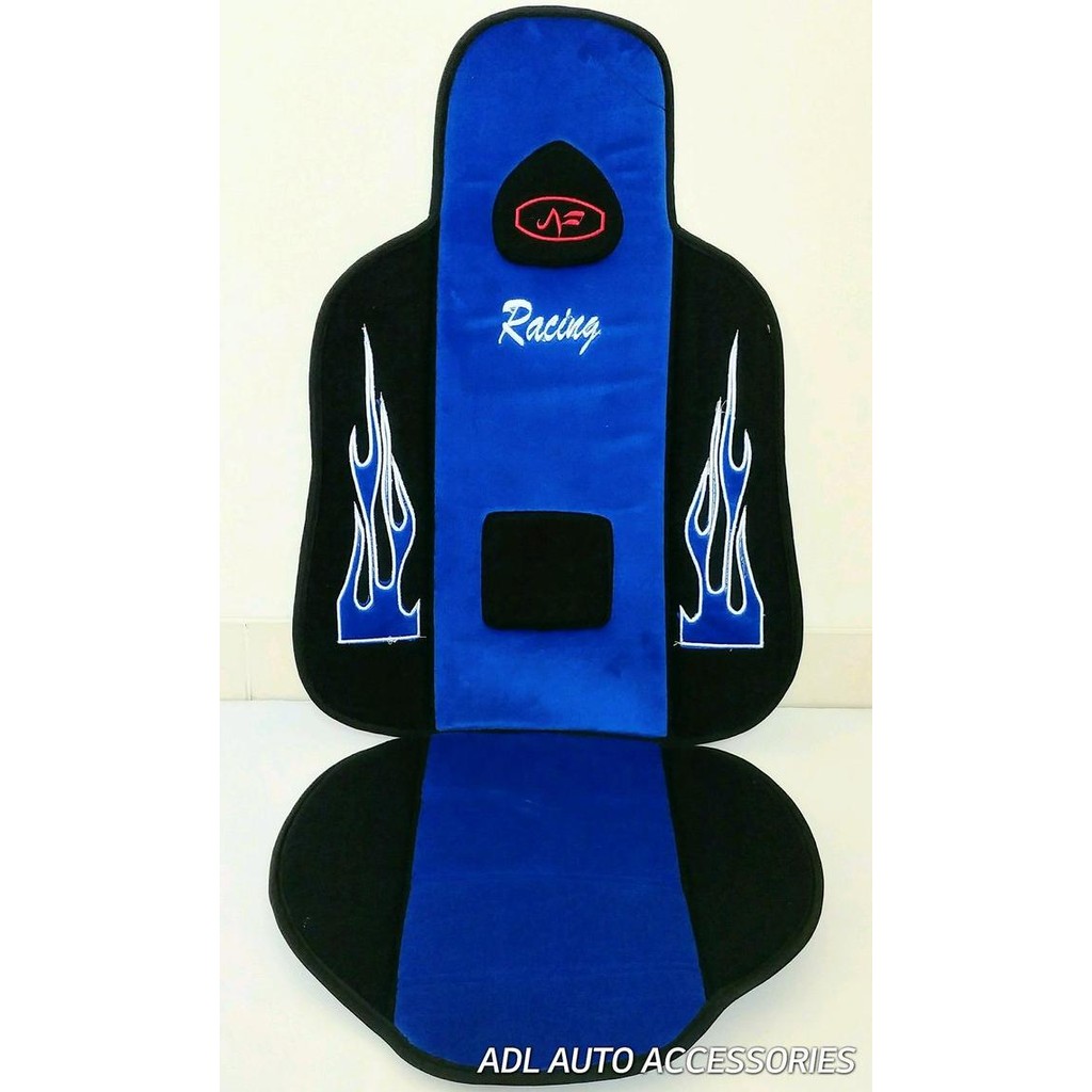 Sandaran Jok Mobil Racing Biru