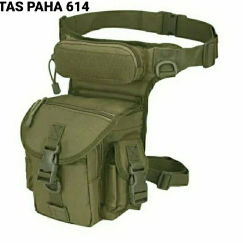 tas paha/pinggang pria import 614 tas pinggang/paha 614 tactical army import WSS