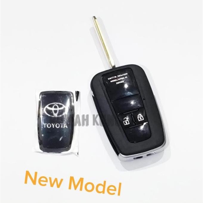 Casing Kunci Lipat Flip Key Toyota Grand New Avanza Xenia 2 Tombol