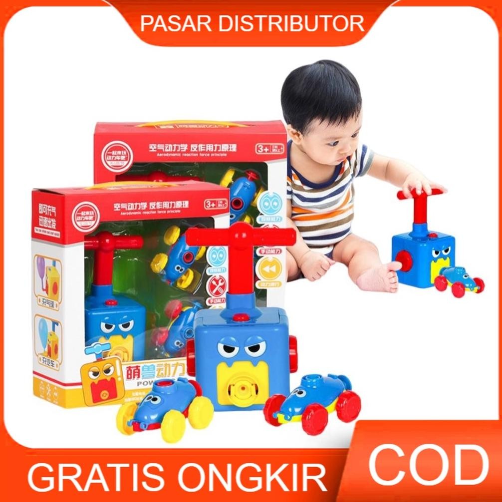 Mainan Mobil Digerakkan Dengan Pompa Balon Balloon Car Mainan Terunik Mainan Anak Mainan Anak Peremp