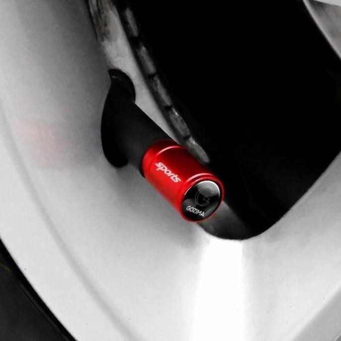 Tutup Pentil Ban Mobil Variasi Sport Mobil Full CNC Isi 4Pcs
