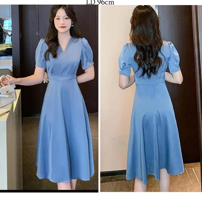 COD - BAJU WANITA DRES CASUAL TERBARU-DRES MURAH-PAKAIAN DRES WANITA KOREA-DRESS