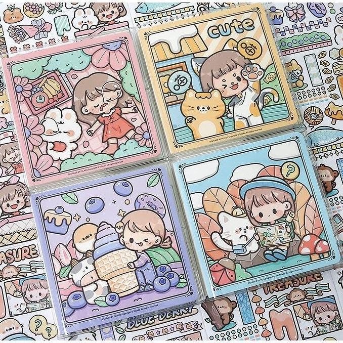 

Buku Jurnal Diary Hardcase Motif Dodojam Tanpa Sampul TLD63 Girl Stiker Paper Stationery