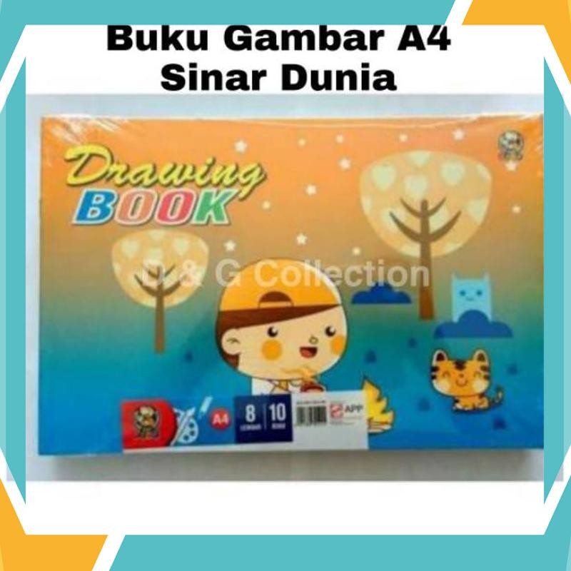 

Cuci Gudang BUKU GAMBAR A4 DODO/ BUKU GAMBAR SIDU A4 / BUKU GAMBAR A4 POLOS ISI 10 BUKU VXV-58