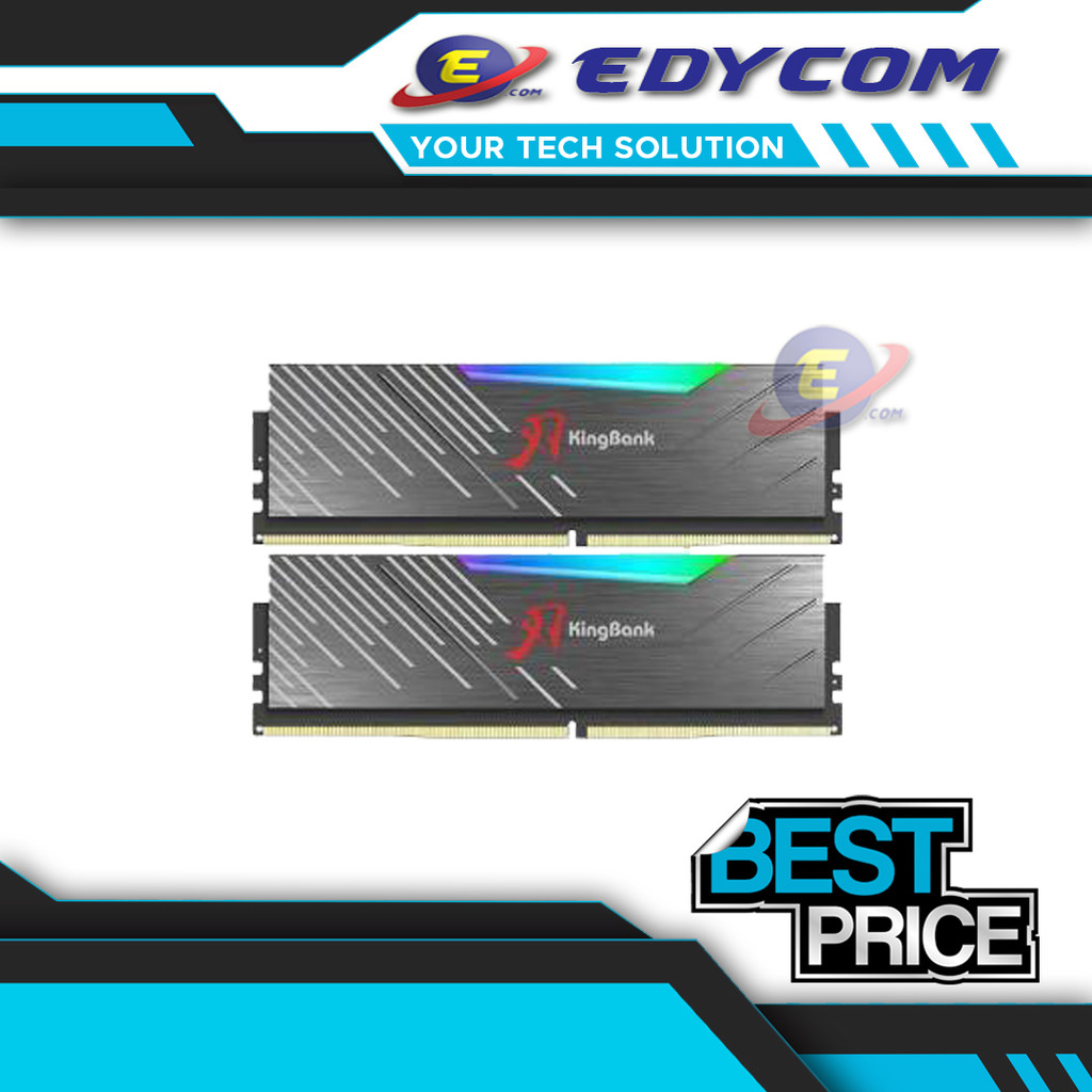 RAM KINGBANK SOARBLADE RGB 32GB (2X16GB) DDR4 3600MHZ BLACK