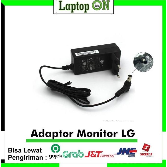 Adaptor Charger Power Supply LG Monitor 19V - 0.84A Adapter