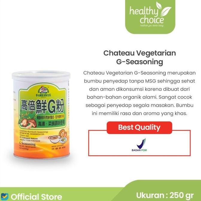 

Chateau Vegetarian G-Seasoning 250 Gr