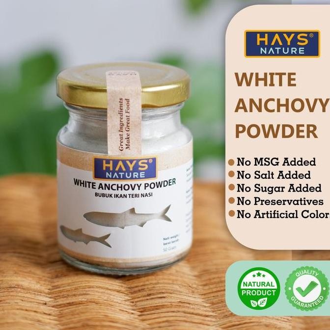 

White Anchovy Powder (50 Gram)/ Teri Nasi Bubuk, Anti Gtm, Kaldu Mpasi