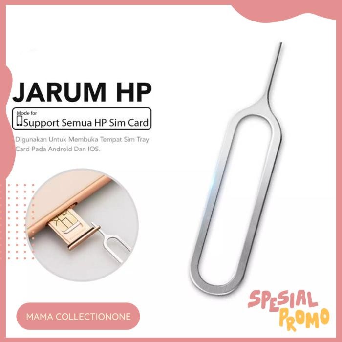 JARUM PIN TUSUK KARTU SIM CARD EJECTOR CARD HP PEMBUKA SIM TRAY HP INJECTOR SMARTPHONE IPHONE SAMSUN
