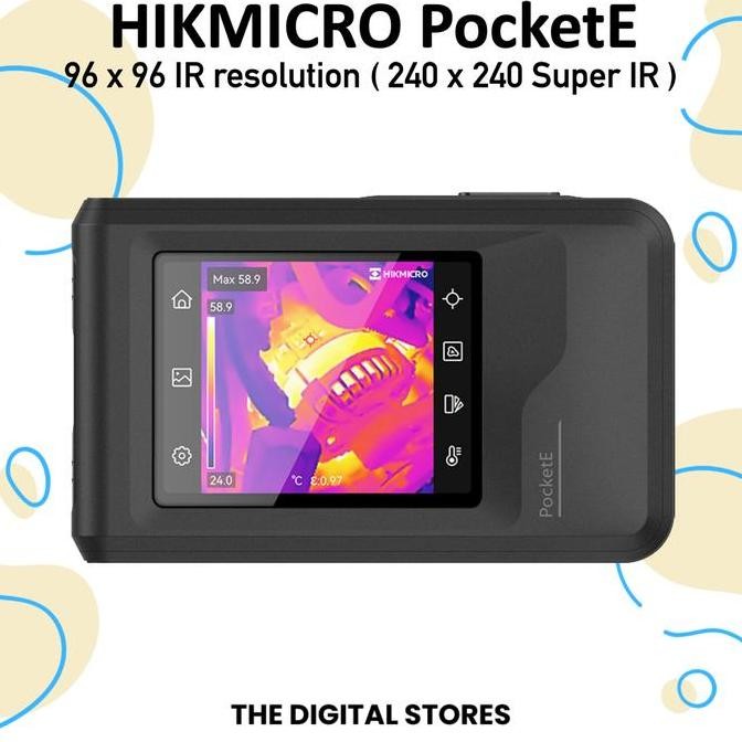 HikMicro Pocket Eco ( PocketE ) Thermal Imaging Camera with SuperIR 240240 - Alternative Pocket2 Fli