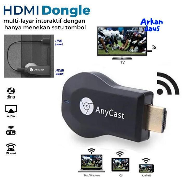 Promo Meriah gh-56 ii-99 HDMI BLUETOOTH DONGLE LAYAR SMARTPHONE / HDMI ANYCAST DONGLE WIFI ALAT UNTU