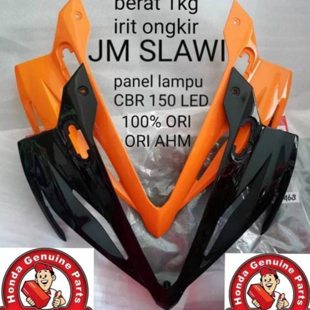 64211-K45-N40NOR(ORANGE),64211-K45-N40ZD(HITAM) cover cowl only panel depan new cbr 150 led K45G ori