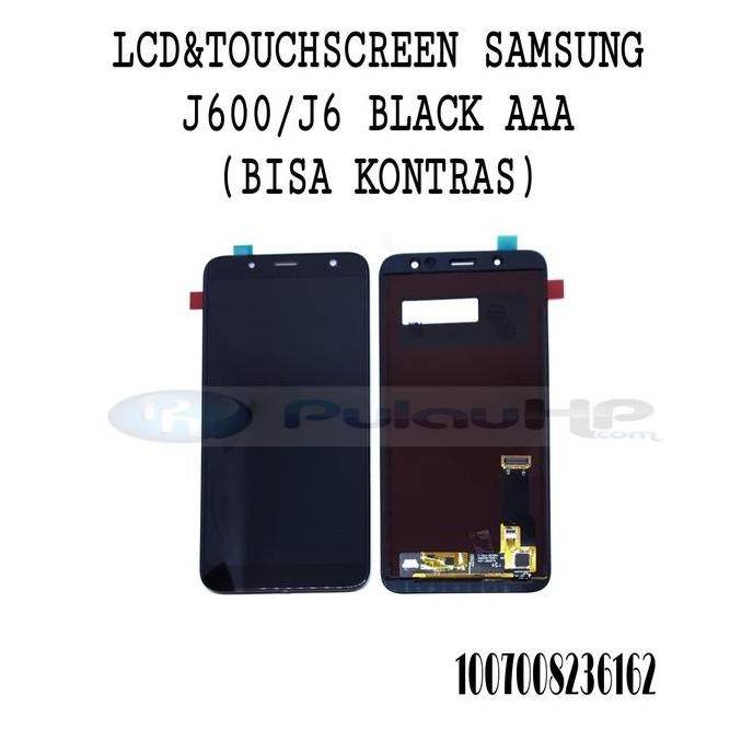 LCD TOUCHSCREEN SAMSUNG J6/J600 BLACK AAA (BISA KONTRAS)
