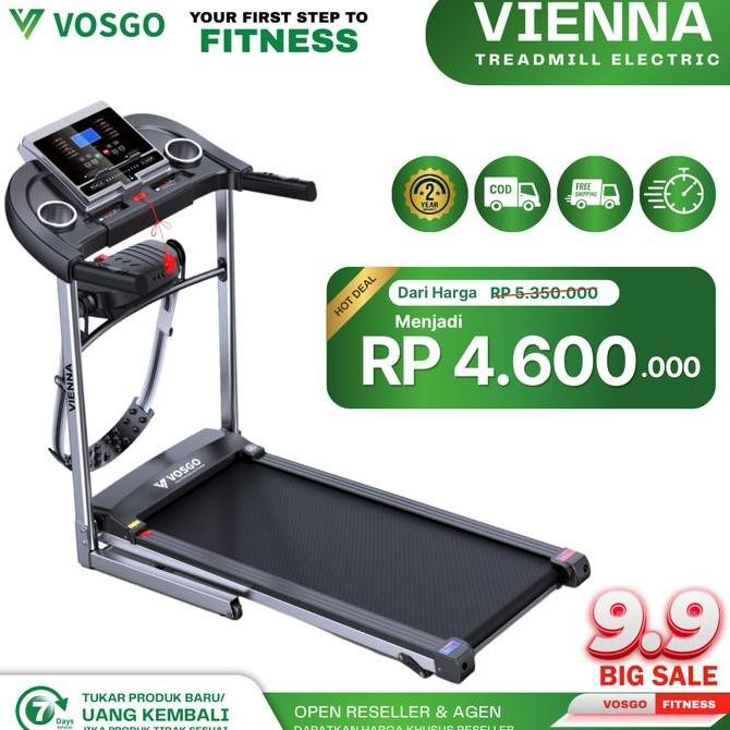 Alat Fitness Treadmill Elektrik Vosgo Vienna