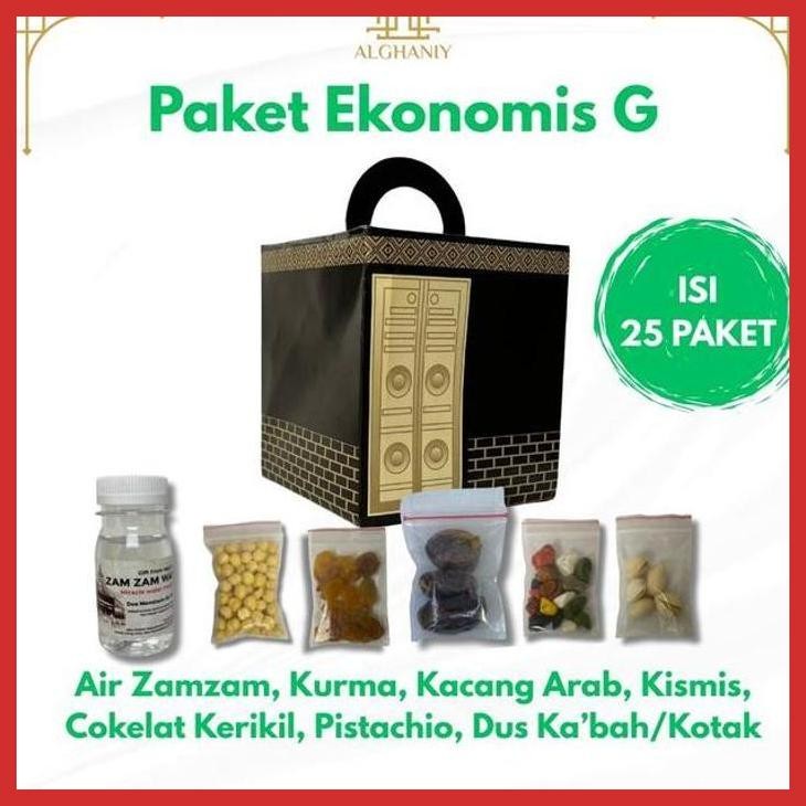 

READY PAKET 25PCS OLEH-OLEH HAJI DAN UMROH / PAKET EKONOMIS OLEH-OLEH HAJI DAN UMROH LENGKAP DUS KA'BAH [BUMBU OLAHAN MAKANAN]