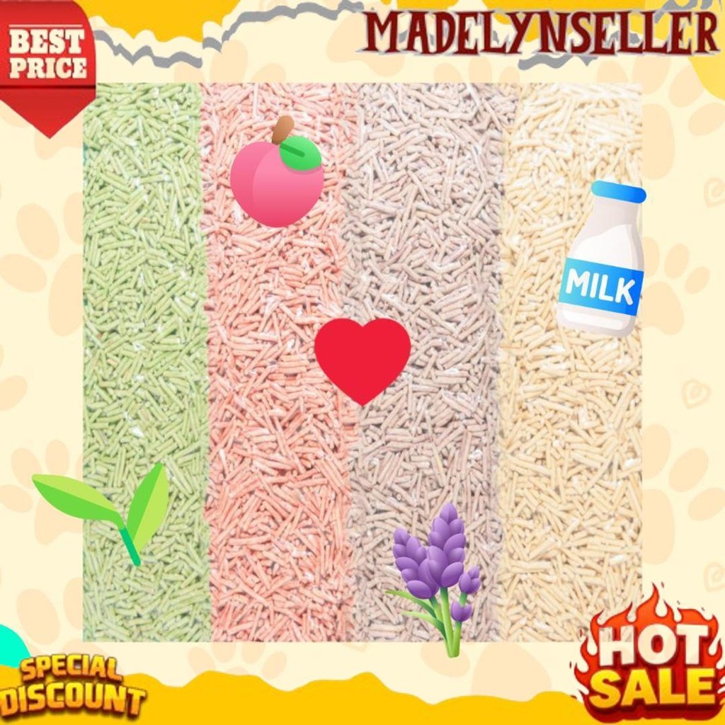 Harga Grosir Tofu Cat Litter Wangi Pasir Kucing Gumpal Cepat, Aman & Wangi CATPOW