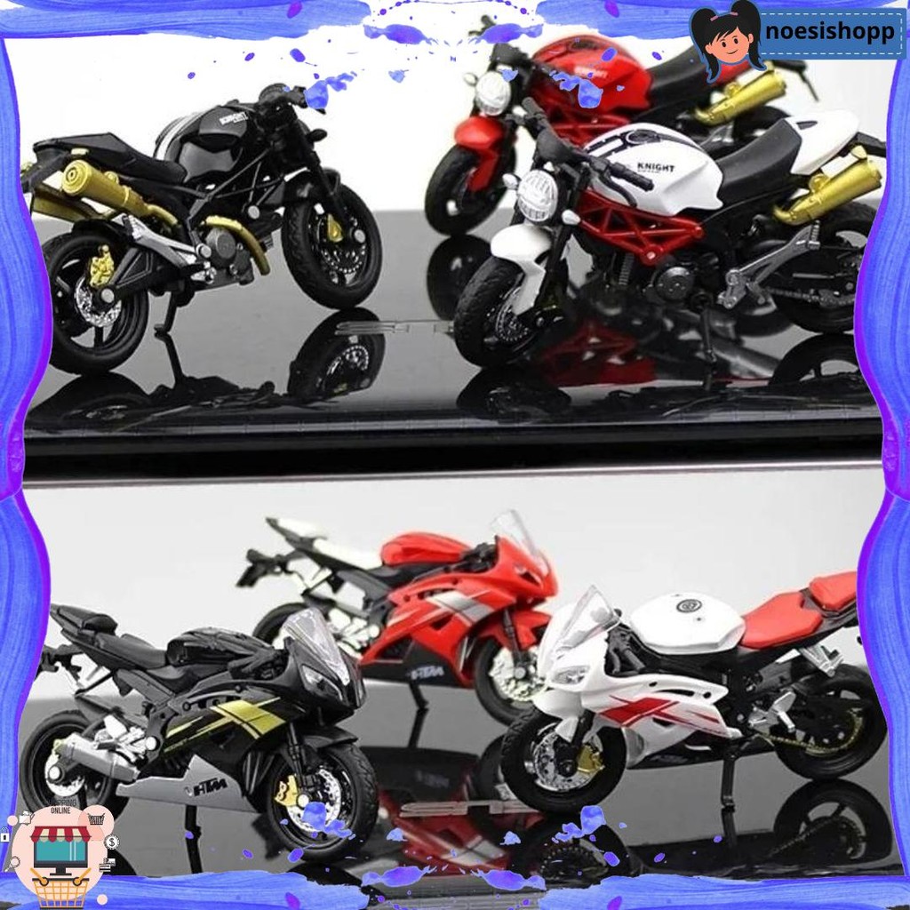GradeOri DIECAST MOTOR  BALAP GP KAWASAKI / DIECAST MOTOR BALAP SPORT DUCATI / DIECAST MOTOR GP YAMA