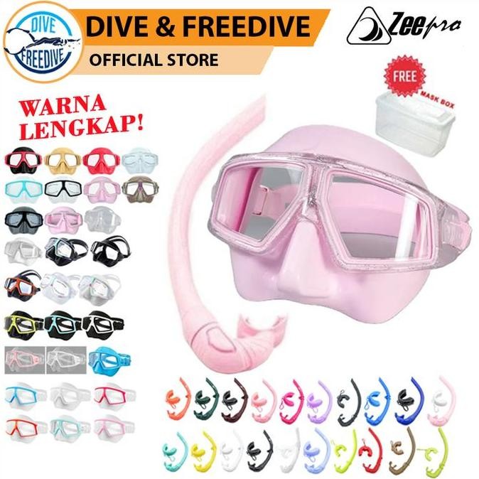 Mask Low Volume Snorkel Freediving Spearfishing Apnea Sphero Zeepro