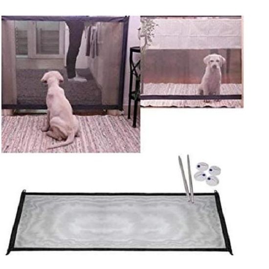 Pembatas Pintu Jaring Penghalang Kandang Pagar Hewan Kucing Anjing