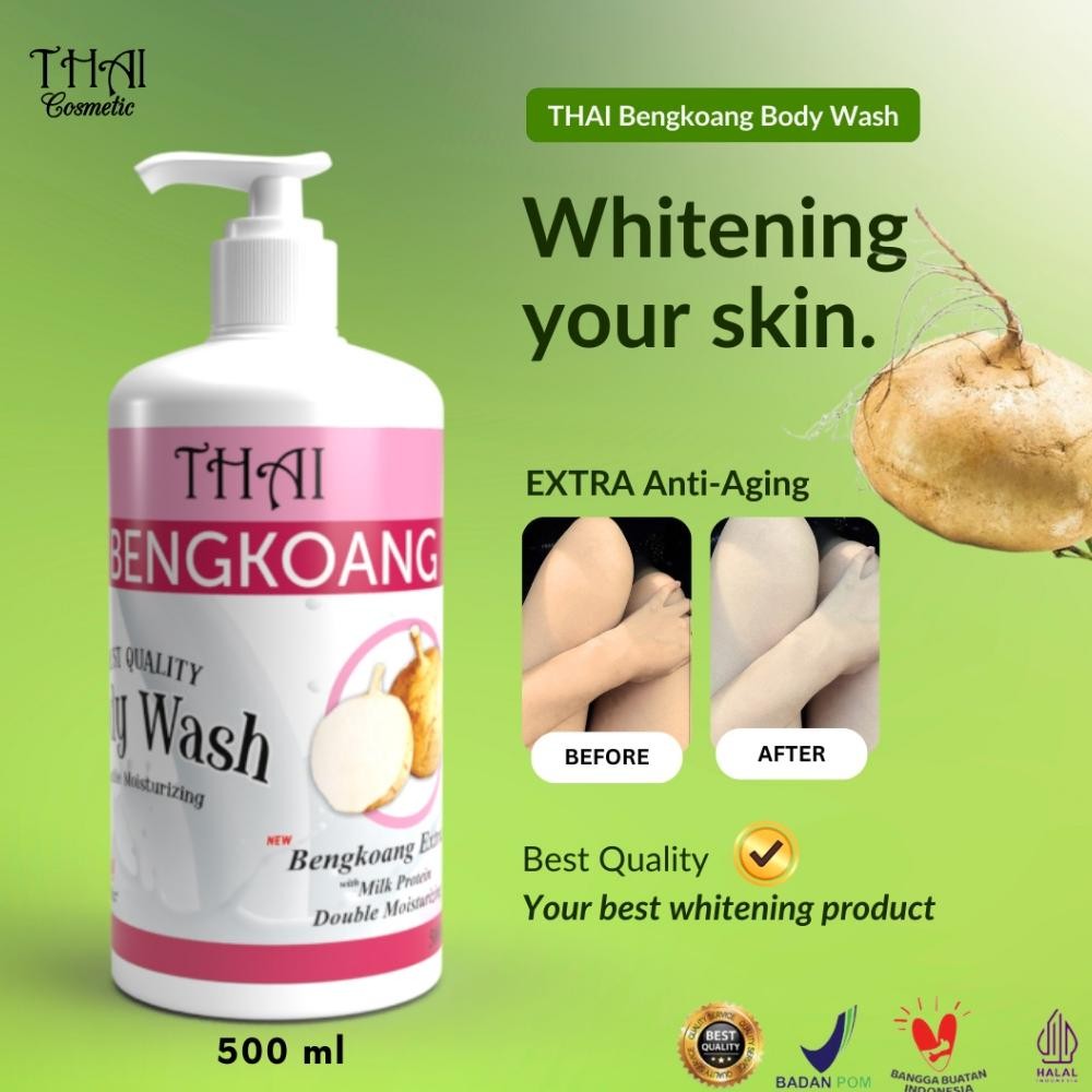 TERMURAH Thai Bengkoang Body Wash 500ml - Sabun Cair Siap kirim