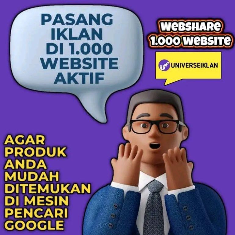 Jasa Iklan Google 1000 Webshare Dan Tampil Di Urutan 1 Google