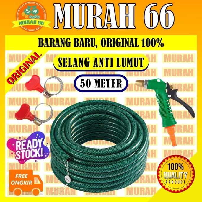Selang Air 1/2 Inch 50 Meter / Selang Air Taman Kebun / Selang Air