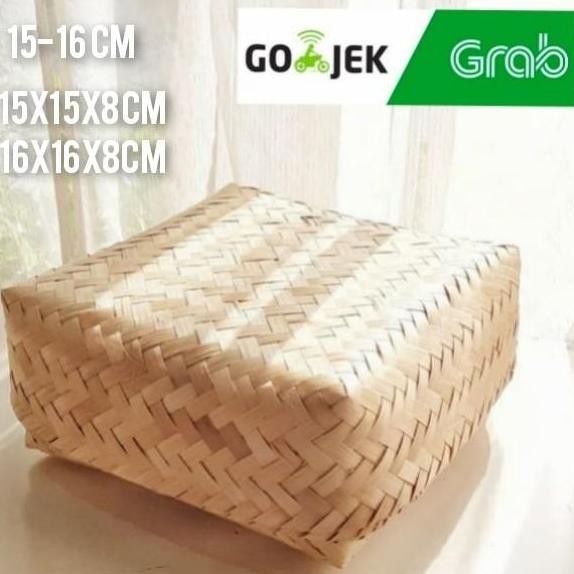 (Good) besek 15x15 bambu sepasang