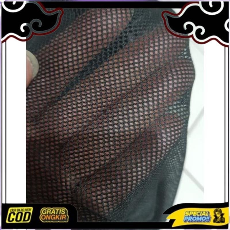 Offer Discount Per Mtr Jala Lemas Hitam, Furing Jaket / Furing Celana / Kain Furing / Kain Jala / Da