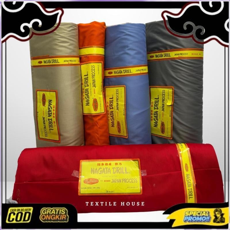 Cod Kain Nagata Drill Berkualitas Premium Untuk Seragam,Celana,Pdh,Pdl,Pakaian Dinas Per Setengah Me