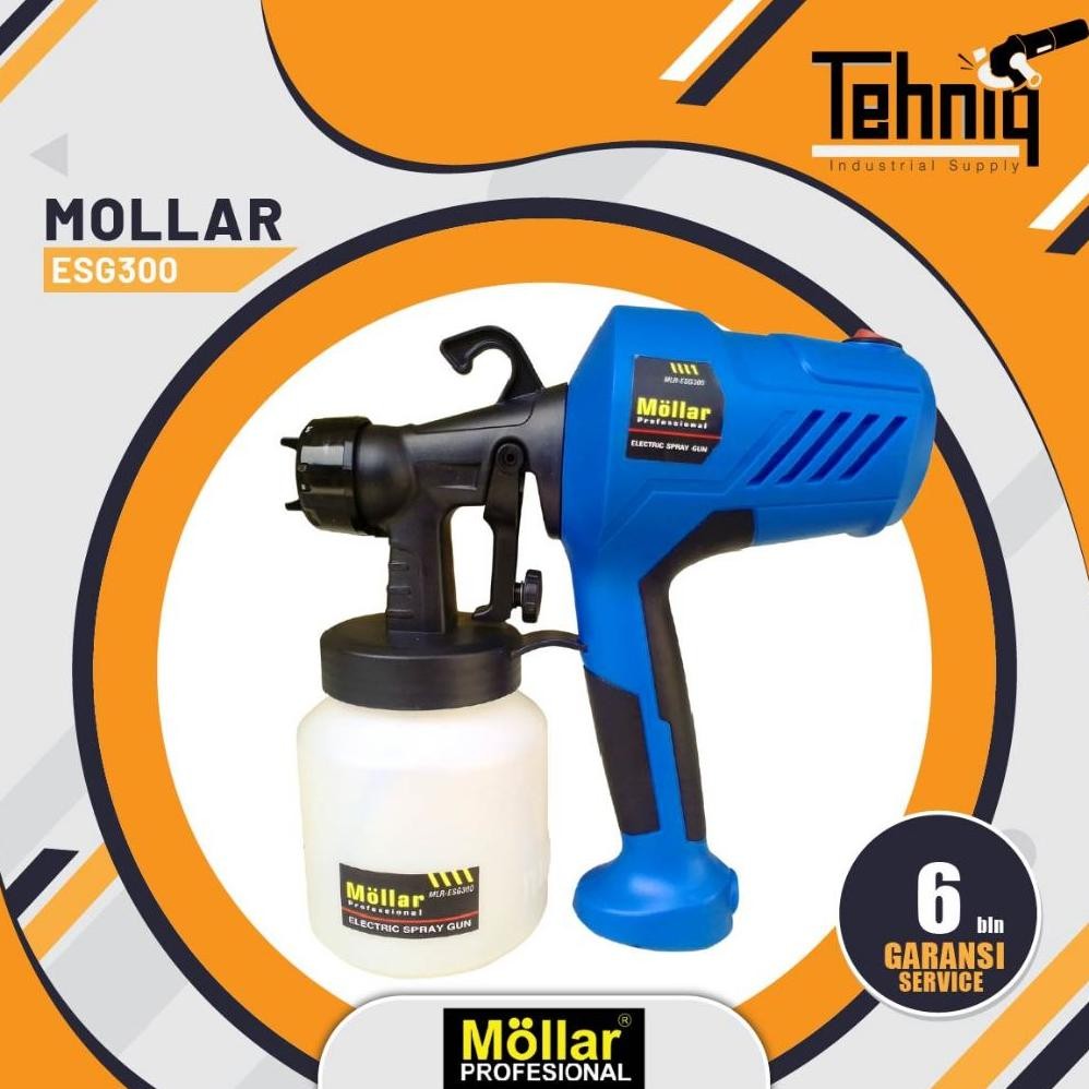 Mollar ESG 300 Spray Gun Cat Tembok 300W / Electric Spray Gun Mollar ESG300