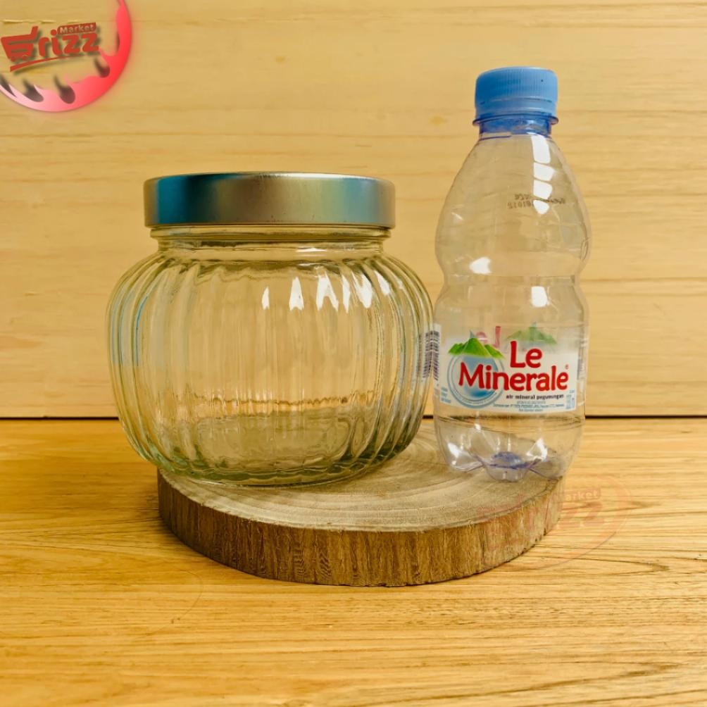 Toples Kue Kering 1 Liter Stoples Kaca Lebaran Nastar Beling Tpf-5 Dan Tpf- 10 Sl Stok
