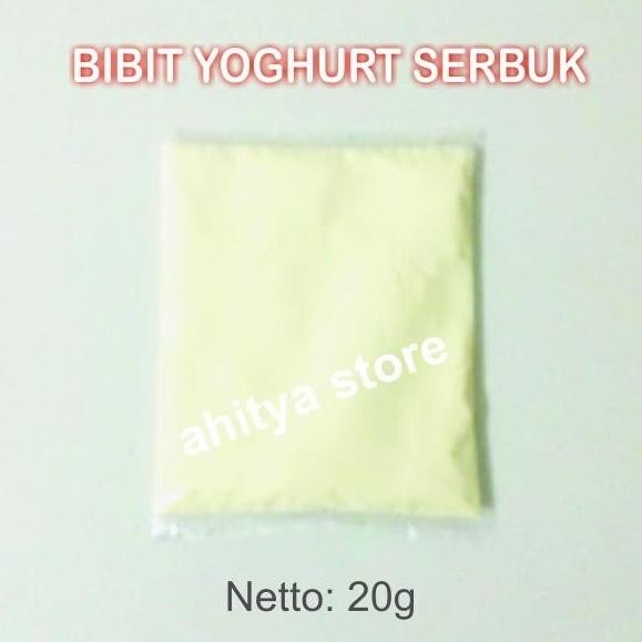 (Good) Bibit Yoghurt Serbuk Kemasan 20 Gr Bibit Yoghurt Serbuk Untuk Pembuatan Yoghurt