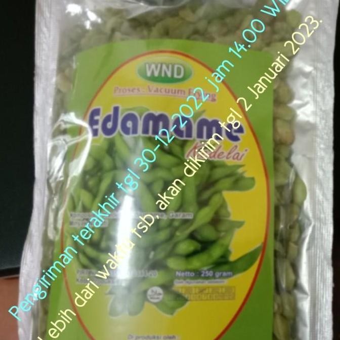 (Good) Edamame Crispy Snack Kacang Edamame Goreng Edamame Vacuum WND 250 gram