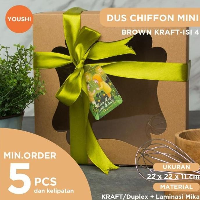 (Good) Dus Kue/Kotak Kue/Box Kue Mini/Dus Bolu/Dus Chiffon Mini/Snackbox