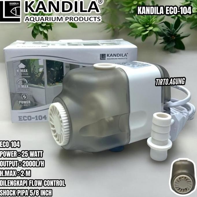 PROMO MESIN KANDILA ECO 104 2000L 25W KANDILA ECO SERIES power head mesin aquarium kolam kecil filte