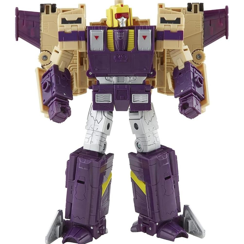 BERGARANSI TRANSFORMERS TOYS GENERATIONS LEGACY SERIES LEADER BLITZWING TRIPLE CHANGER ACTIONFIGUR