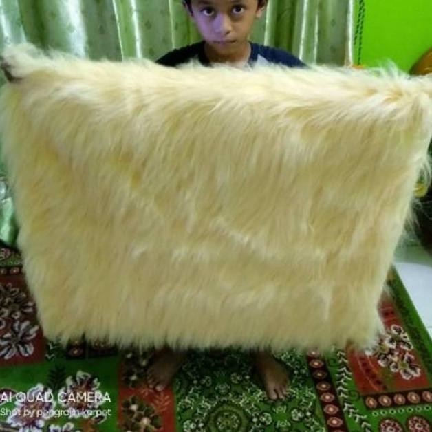 Karpet bulu korea karpet lantai (alas foto produk)