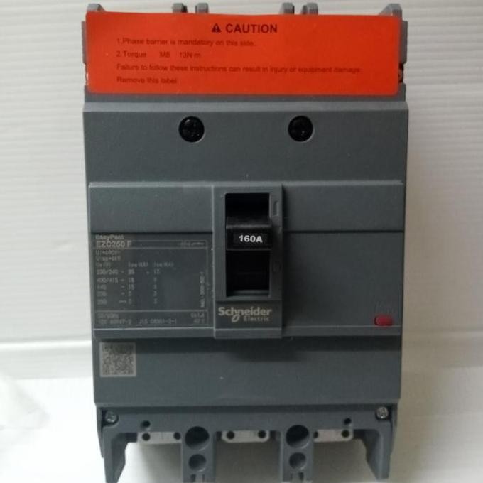 Sale Mccb Ezc250F 160A 3Phase Schneider Ori