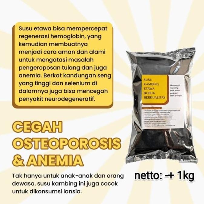 (Good) Susu kambing gomars Paket 5 box GOMARS, SUSU KAMBING PREMIUM 1KG.