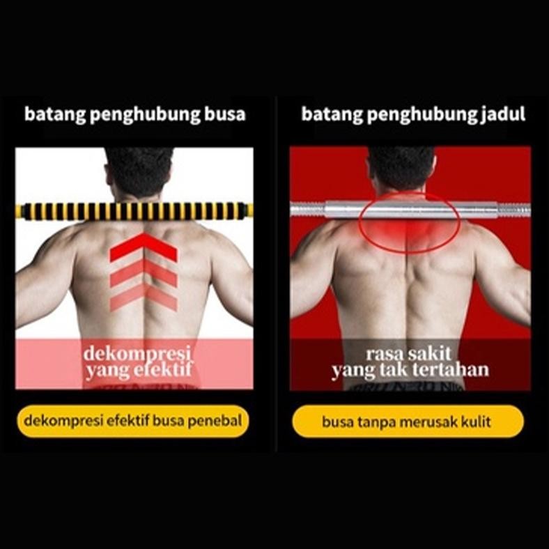 e-Buy Dumbbell 10KG Barbell Set Dumbbell Set Dumbbell Barbell 2 In 1 /Kuning Set Dumbbell Barbell