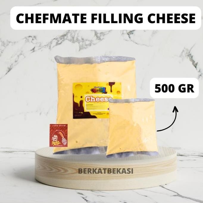 (Good) CHEFMATE PASTA FILLING CHEESE ( KEJU ) REPACK 500 GR / FILLING KEJU